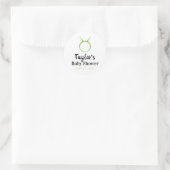 TAURUSザブルグリーンアストロロジー〔占星術の〕十二宮図ベビーシャワー ラウンドシール (バッグ)