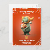 Taurus用ハロウィーン葉書 ポストカード (正面/裏面)