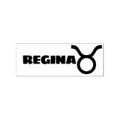 Taurus〔占星術の〕十二宮図クール名パーソナライズされた文字 ラバースタンプ (インプリント)