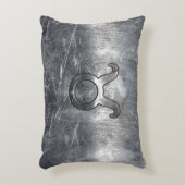 Taurus〔占星術の〕十二宮図サインイングランジ動揺してスタイル アクセントクッション (正面(垂直))