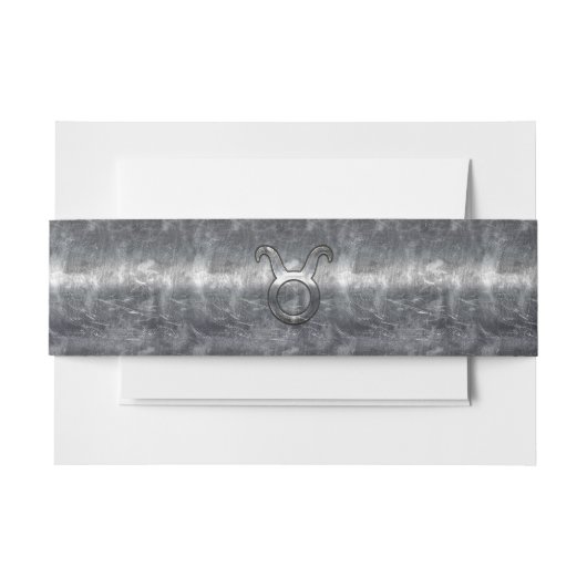 Taurus〔占星術の〕十二宮図サインイングランジ動揺してスタイル 招待状ベリーバンド (正面例)