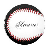 Taurus〔占星術の〕十二宮図シンボル標準by Kenneth Yoncich 野球ボール (正面左)