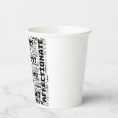 Taurus〔占星術の〕十二宮図ワードクラウドインスピレーション 紙コップ (左)