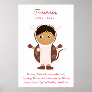 Taurus – 少年占星術ポスター ポスター