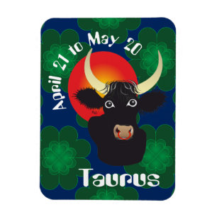 Taurus 4月21日~5月20日プレミアムフレキシマグネット マグネット