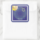 Taurus April 21 to May 20 Aufkleber スクエアシール (バッグ)