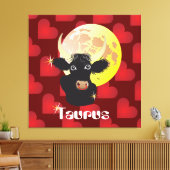 Taurus April 21 to May 20 Canvas キャンバスプリント (インサイチュ (リビング))