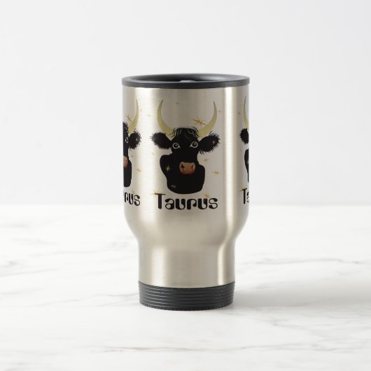 Taurus April 21 to May 20 Mug トラベルマグ (中央)