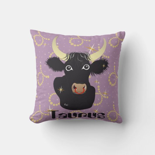 Taurus April 21 to May 20 Pillows クッション (正面)