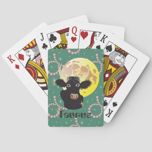 Taurus April 21 to May 20 playing cards トランプ (裏面)