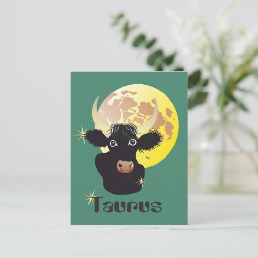 Taurus April 21 to May 20 Postcards ポストカード (スタンド正面)