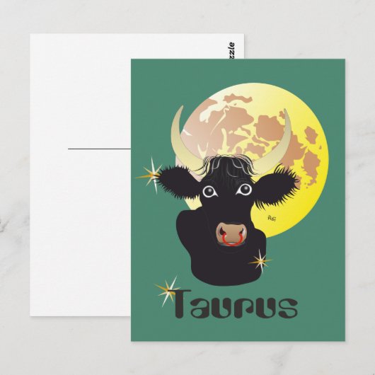 Taurus April 21 to May 20 Postcards ポストカード (正面/裏面)