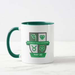 Taurus Birthday Crest™ for May 1-20 Mug マグカップ