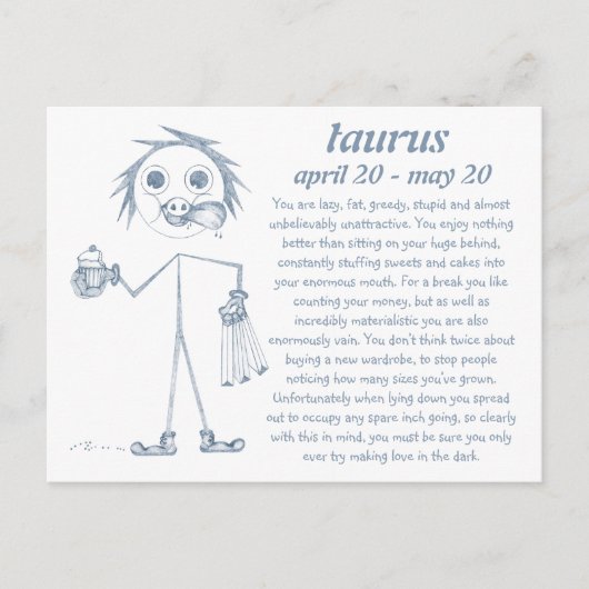 Taurus [ - BitchScope - ]ポストカード ポストカード (正面)