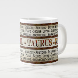 TAURUS - BULL – コーヒー/スープ/ジャンボマグカップ – 文字 ジャンボコーヒーマグカップ