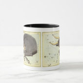 Taurus Bull、ヴィンテージコンステレーションウラニア鏡 マグカップ (中央)