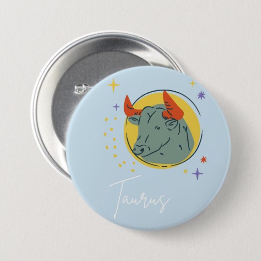 Taurus button badge 缶バッジ (正面&裏面)
