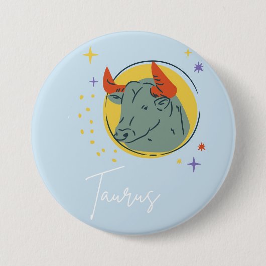 Taurus button badge 缶バッジ (正面)