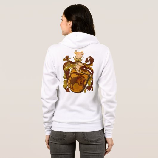 Taurus Coat of Arms Hoodie Jacket パーカ (裏面フル)