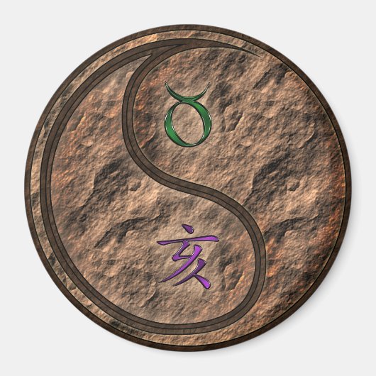 Taurus & Earth Boar マグネット (正面)