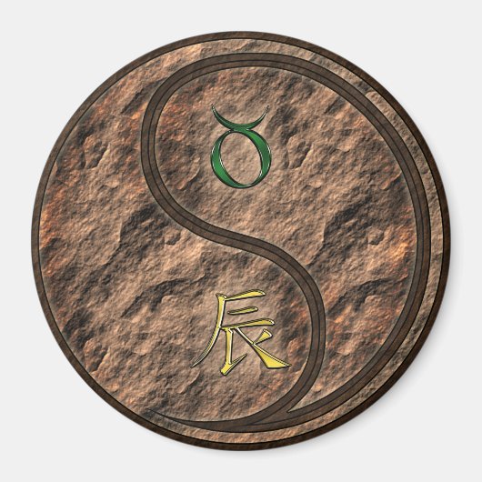 Taurus & Earth Dragon マグネット (正面)