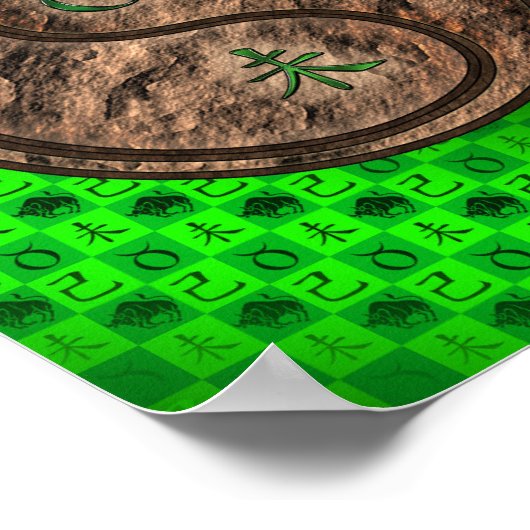 Taurus & Earth Goat ポスター (角)