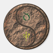 Taurus & Earth Monkey マグネット (正面)