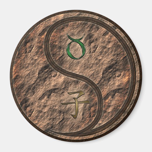 Taurus & Earth Rat マグネット (正面)