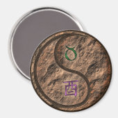 Taurus & Earth Rooster マグネット (正面/裏面)