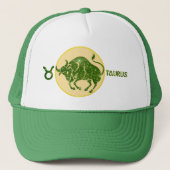 Taurus Emerald Designer モダン Trucker Hat キャップ (正面)