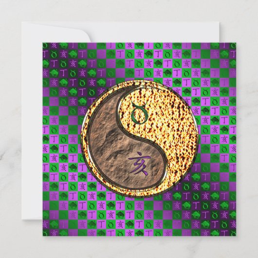 Taurus & Fire Boar カード (正面)