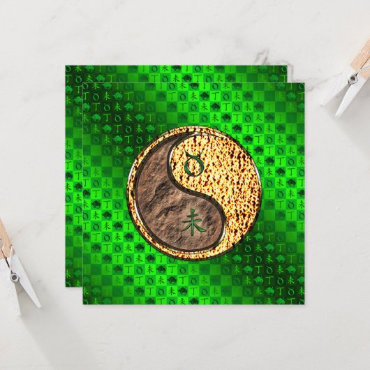 Taurus & Fire Goat カード (正面/裏面インサイチュ)