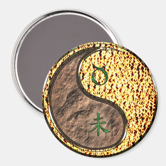 Taurus & Fire Goat マグネット (正面/裏面)