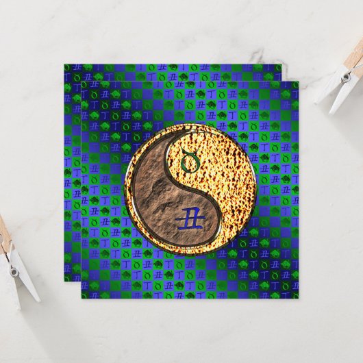 Taurus & Fire Ox カード (正面/裏面インサイチュ)