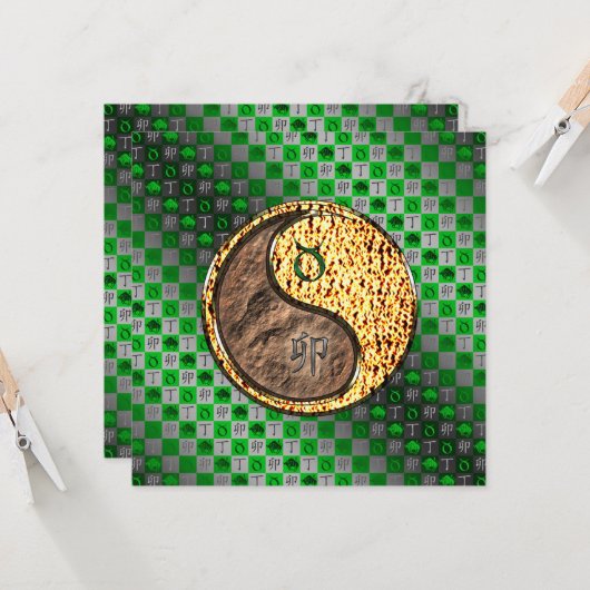 Taurus & Fire Rabbit カード (正面/裏面インサイチュ)