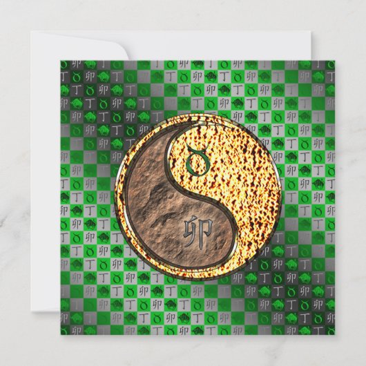 Taurus & Fire Rabbit カード (正面)