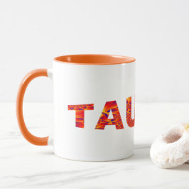 Taurus - Firey Orange Yellow Blue マグカップ