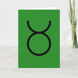 Taurus Greeting Card カード
