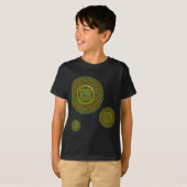 Taurus Mandala Kidとベビーダークシャツ Tシャツ (正面フル)