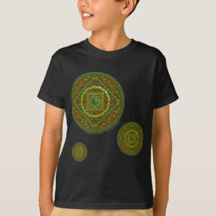 Taurus Mandala Kidとベビーダークシャツ Tシャツ