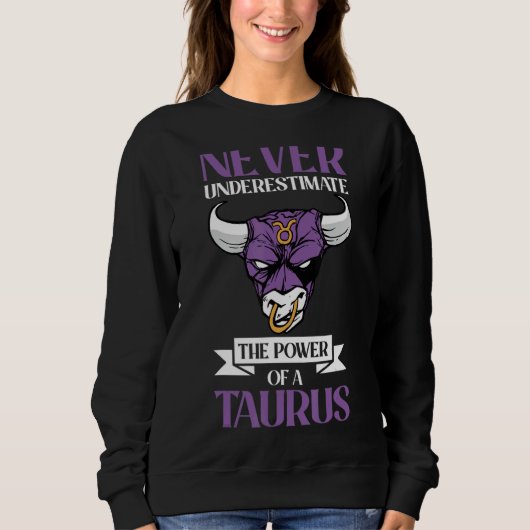 Taurus Merchandise Season〔占星術の〕十二宮図Sign Astrograph スウェットシャツ (正面)