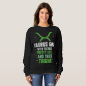 Taurus Merchandise Season〔占星術の〕十二宮図Sign Astrograph スウェットシャツ (正面フル)