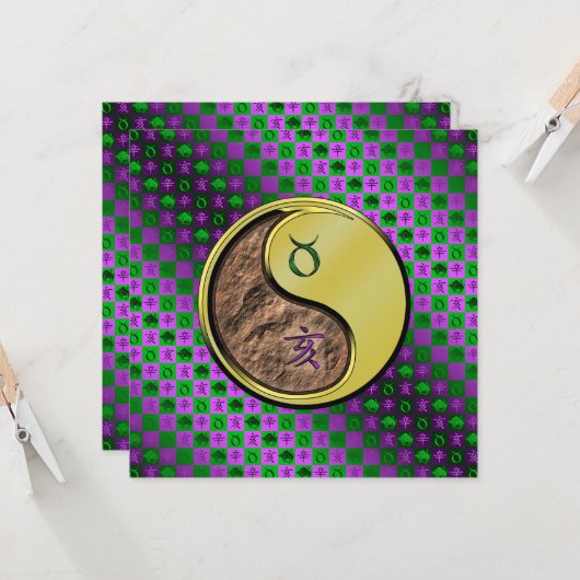 Taurus & Metal Boar カード (正面/裏面インサイチュ)