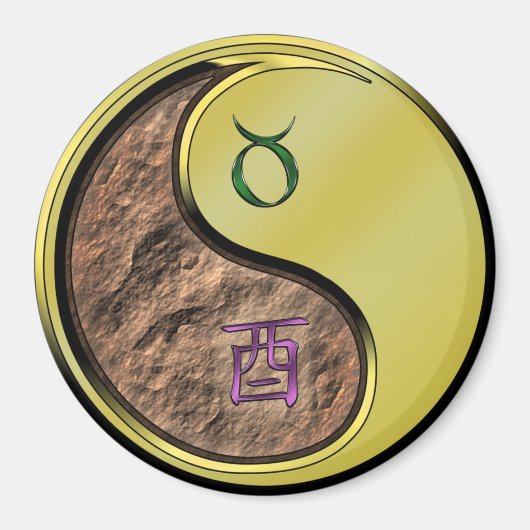 Taurus & Metal Rooster マグネット (正面)