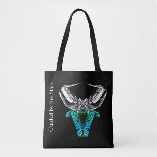 Taurus – Minimalist Zodiac Tote Bag トートバッグ (正面)