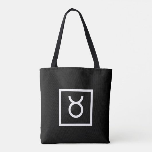 Taurus – Minimalist Zodiac Tote Bag トートバッグ (裏面)