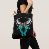Taurus – Minimalist Zodiac Tote Bag トートバッグ (クローズアップ)