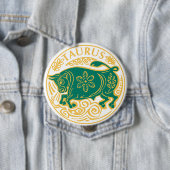 Taurus Sign of the 〔占星術の〕十二宮図 on a 缶バッジ (インサイチュ)