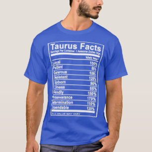 Taurus Taurusの事実 Tシャツ
