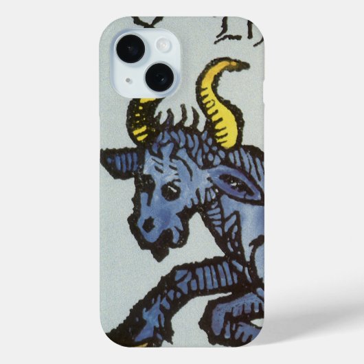 Taurus the Bull、ヴィンテージシンボルや象徴の〔占星術の〕十二宮図 Case-Mate iPhoneケース (裏面)